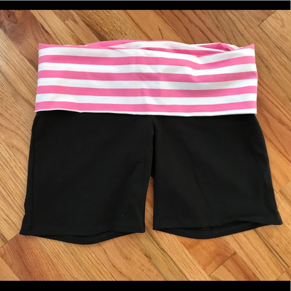 PINK Victoria’s Secret Stretchy Black Shorts